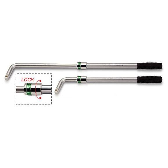 Clichet in L cu maner reglabil 1/2'', Toptul