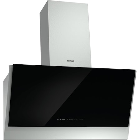 Hota incorporabila decorativa Gorenje WHI941A3XGB, putere de absorbtie 416 mc/h, 1 motor, 2 filtre, 89.8 cm, Negru