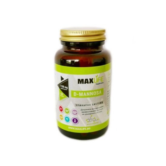 MAXLife D-MANNOSE 550mg (1100mg per doza) 60 Capsule