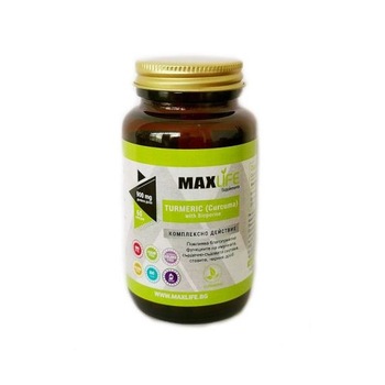 MAXLife TURMERIC CU BIOPERINA (900mg per doza) 60 capsule MAXLife TURMERIC CU BIOPERINA (900mg per doza) 60 capsule