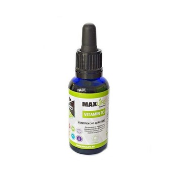 MAXLife VITAMINA D3 picaturi 400IU 30ml MAXLife VITAMINA D3 picaturi 400IU 30ml