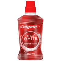 Apa de gura Colgate Max White cu efect de albire, 500 ml