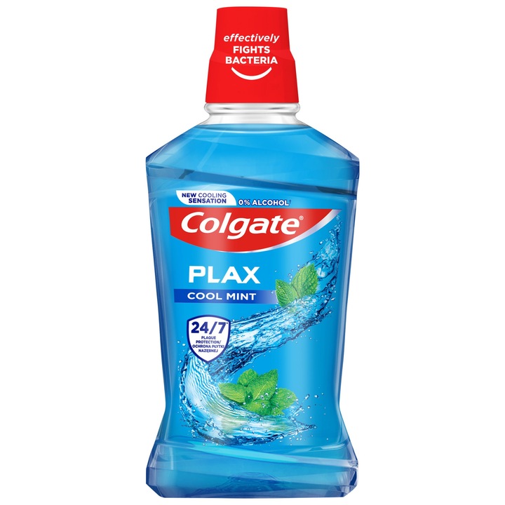 Вода за уста Colgate Plax Cool Mint, 500 мл