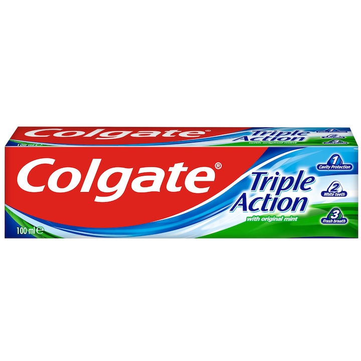 Colgate Triple Action fogkrém, 100 ml