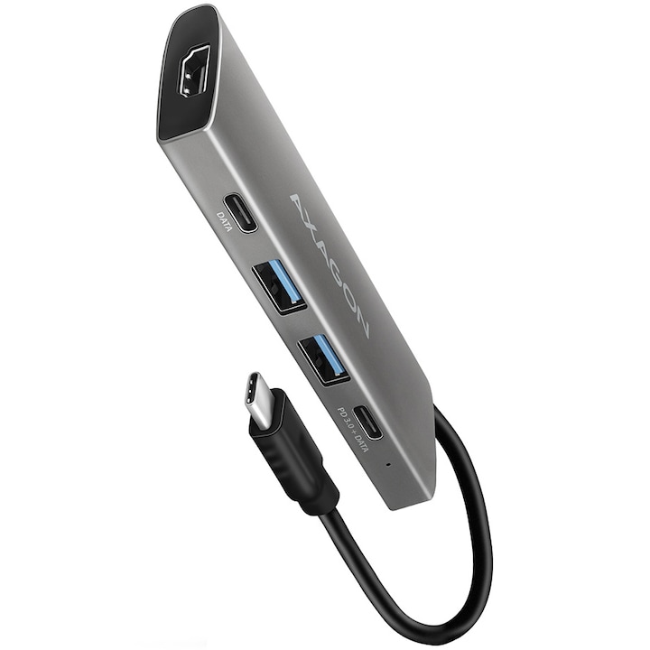 Хъб Axagon HMC-5G2 USB 2x USB-A + 2x USB-C 10Gbps