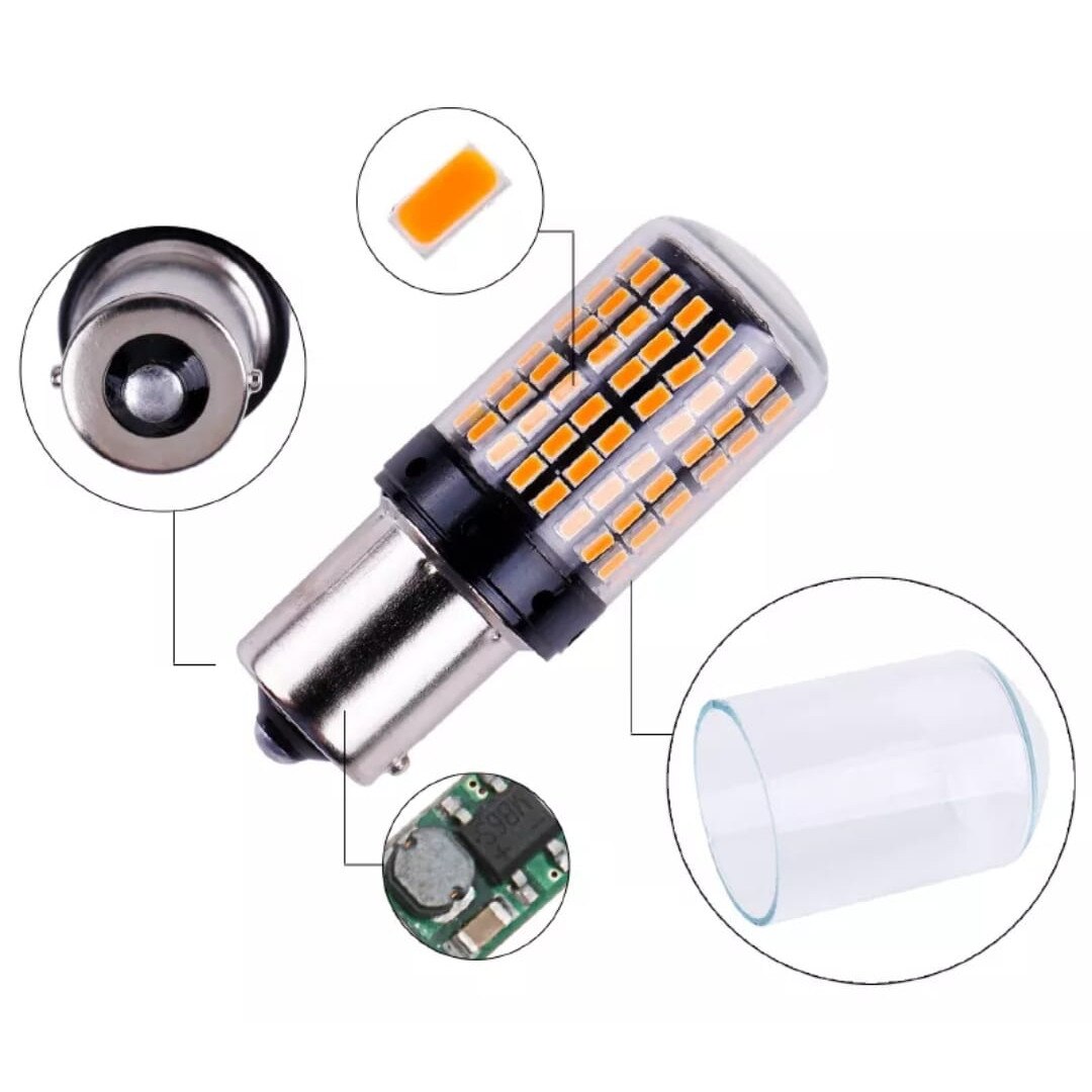 Bec Auto LED PY21W/BA15S/1156, AutoREY® Premium, CANBUS Fara Eroare Cu ...