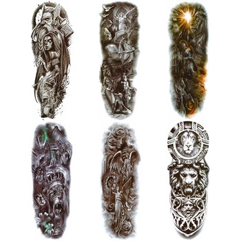 Set 6 Tatuaje Temporare impermeabil, Extra mare, Pentru brate sau picioare si corp, Dimensiune 17.8x 48cm, WTTJ-S005 Set 6 Tatuaje Temporare impermeabil, Extra mare, Pentru brate sau picioare si corp, Dimensiune 17.8x 48cm, WTTJ-S005