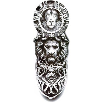 Tatuaj temporar impermeabil, bratul complet si Extra mare, Pentru brate sau picioare si corp, Dimensiune 17.8x 48cm, QB068 Tatuaj temporar impermeabil, bratul complet si Extra mare, Pentru brate sau picioare si corp, Dimensiune 17.8x 48cm, QB068