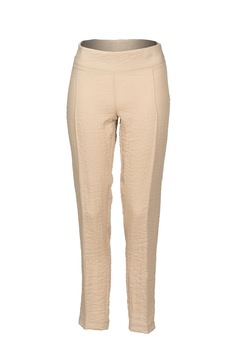 Pantaloni din in cu poliester, Bej Pantaloni din in cu poliester, Bej