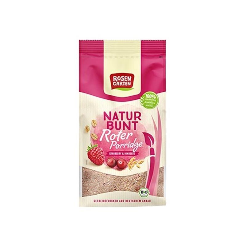 Terci de Ovaz cu Merisoare si Zmeura Bio 400 grame Rosen Garten