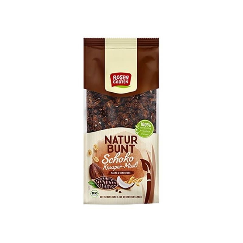 Musli Crocant cu Ciocolata si Cocos Bio 350 grame Rosen Garten