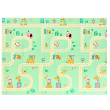 Covoras de joaca pliabil Babykit Motor City cu 2 fete 180x200 cm Covoras de joaca pliabil Babykit Motor City cu 2 fete 180x200 cm
