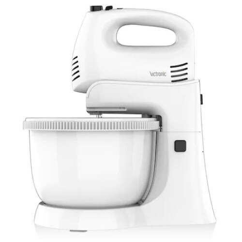 Mixer cu bol rotativ Victronic,300 W, 5 Viteze, Functie Turbo, 3.4 L
