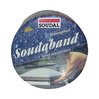 Banda hidroizolanta bituminoasa aluminiu SOUDABAND 10cm X 10m Banda hidroizolanta bituminoasa aluminiu SOUDABAND 10cm X 10m