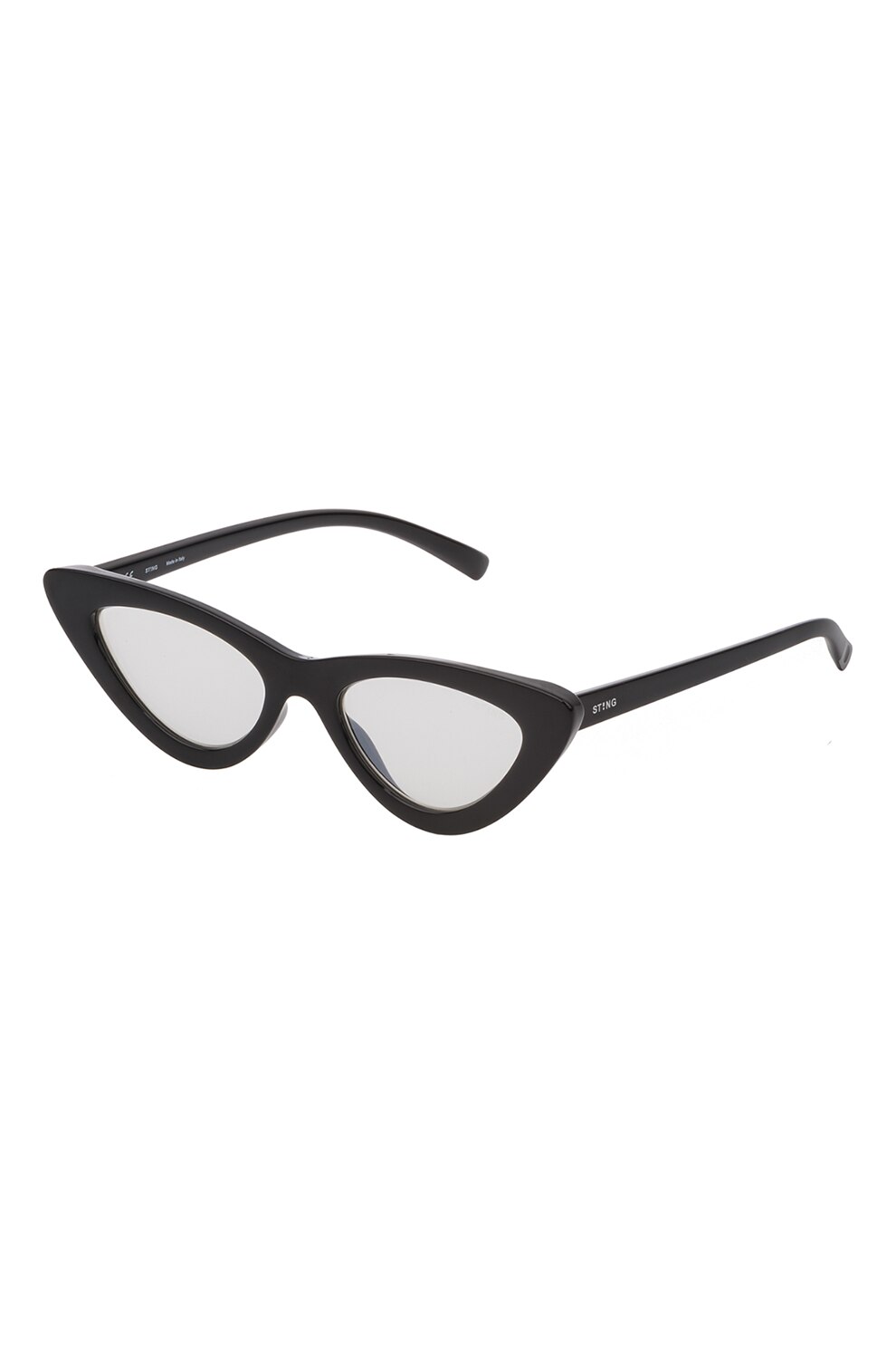 STING, Ochelari de soare cat-eye, Negru, 51-19-145 Standard
