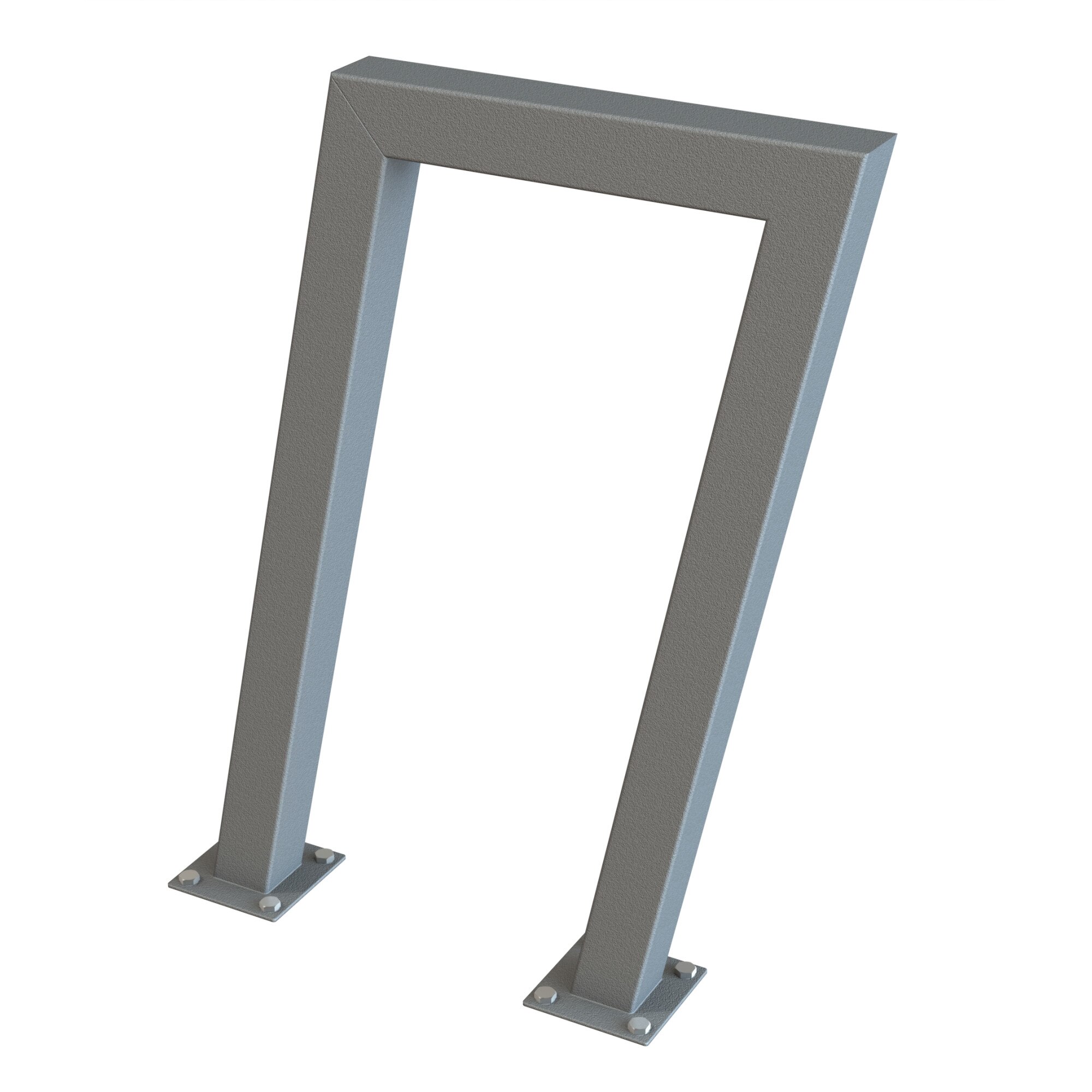 Suport stradal bicicleta cu 1 slot - model 4991-1, Argintiu, 8x53x42 cm