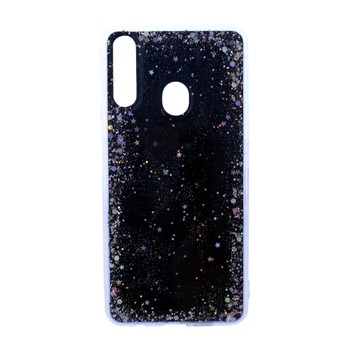 Husa Cover Silicon Brilliant Glitter pentru Samsung Galaxy A20s Negru Husa Cover Silicon Brilliant Glitter pentru Samsung Galaxy A20s Negru