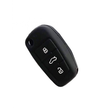 Husa din silicon pentru cheie auto AUDI A6 cu 3 butoane Husa din silicon pentru cheie auto AUDI A6 cu 3 butoane