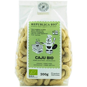 Caju fara gluten Republica BIO, 200g Caju fara gluten Republica BIO, 200g