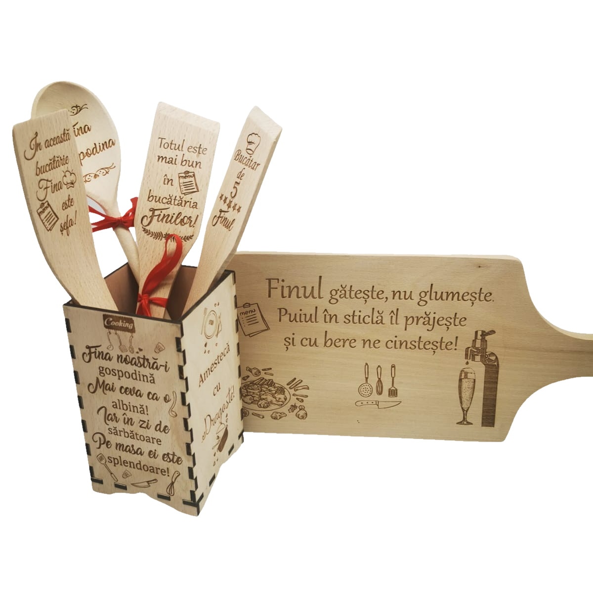 Set de bucatarie personalizat 