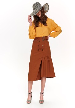 Fusta pentru femei, TOP SECRET, SSD1346, Maro Fusta pentru femei, TOP SECRET, SSD1346, Maro