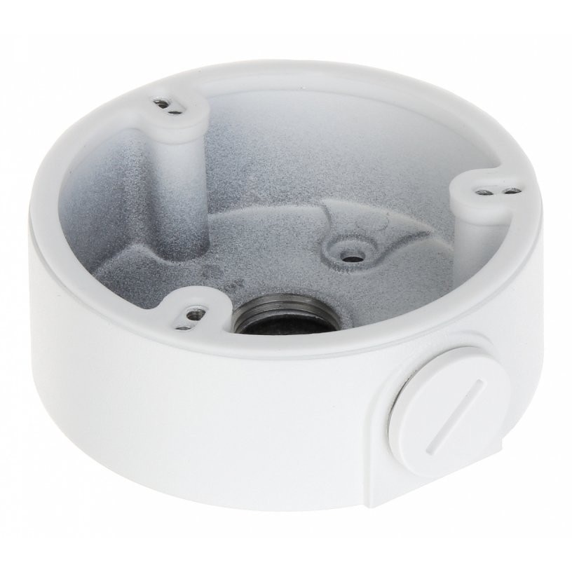 Doza rotunda aluminiu, alb, pentru camere, Dahua, rezistenta la apa, ip66, PFA135