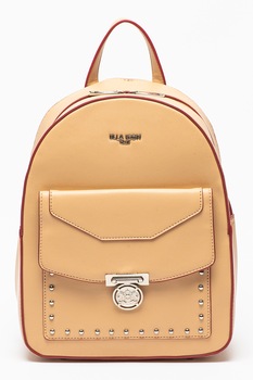 Ella Icon, Rucsac de piele ecologica cu nituri Melisa, Cafeniu Ella Icon, Rucsac de piele ecologica cu nituri Melisa, Cafeniu