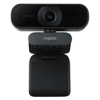 Camera web Rapoo XW180, microfon, HD 1080p, 30 fps, Negru Camera web Rapoo XW180, microfon, HD 1080p, 30 fps, Negru