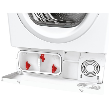 Uscator de rufe Candy Smart Pro CSOE H8A2DE-S, Pompa de caldura, 8 kg, Clasa A++, WiFi, Easy case, Senzor uscare, Antisifonare, Alb
