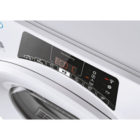 Uscator de rufe Candy Rapido ROE H10A2TE-S, Pompa de caldura, 10 kg, Clasa A++, WiFi, Easy case, Senzor uscare, Antisifonare, Alb