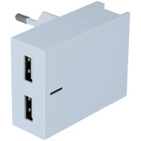 Incarcator de calatorie Swissten inteligent cu 2x usb 3a cablu de date de alimentare usb/lightning ifm 1,2m, White