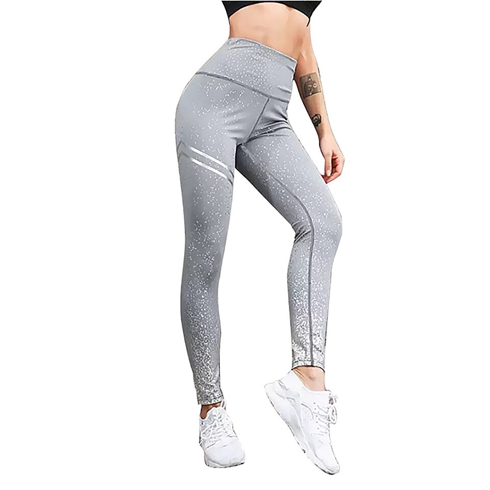 Colanti WNY talie inalta Elastici Respirabil Antitranspiratie Efect Push Up, WCLNT1525, Gri argintiu