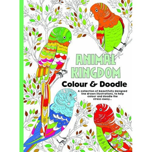 Adult Colouring Book - Animal Kingdom, Botanical, Patterns, Mandalas