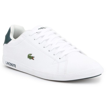 Tenisi barbati, Lacoste, BM108672, Alb, 46 EU Tenisi barbati, Lacoste, BM108672, Alb, 46 EU