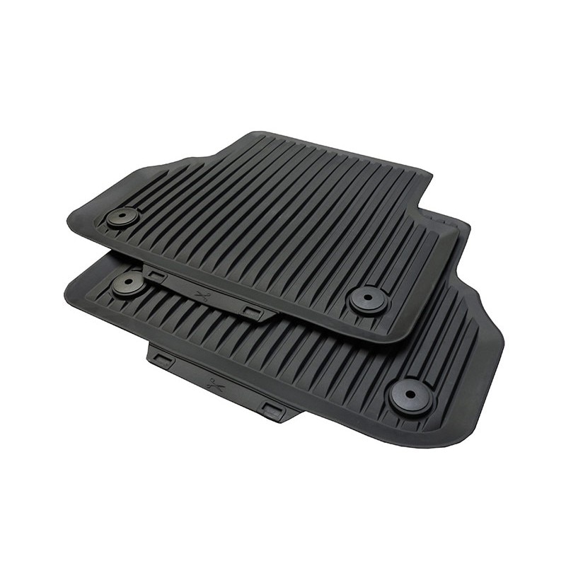 Set 2 covorase de cauciuc spate, Audi A4 (8W) si A5 Sportback (F5) 2016->, Negru