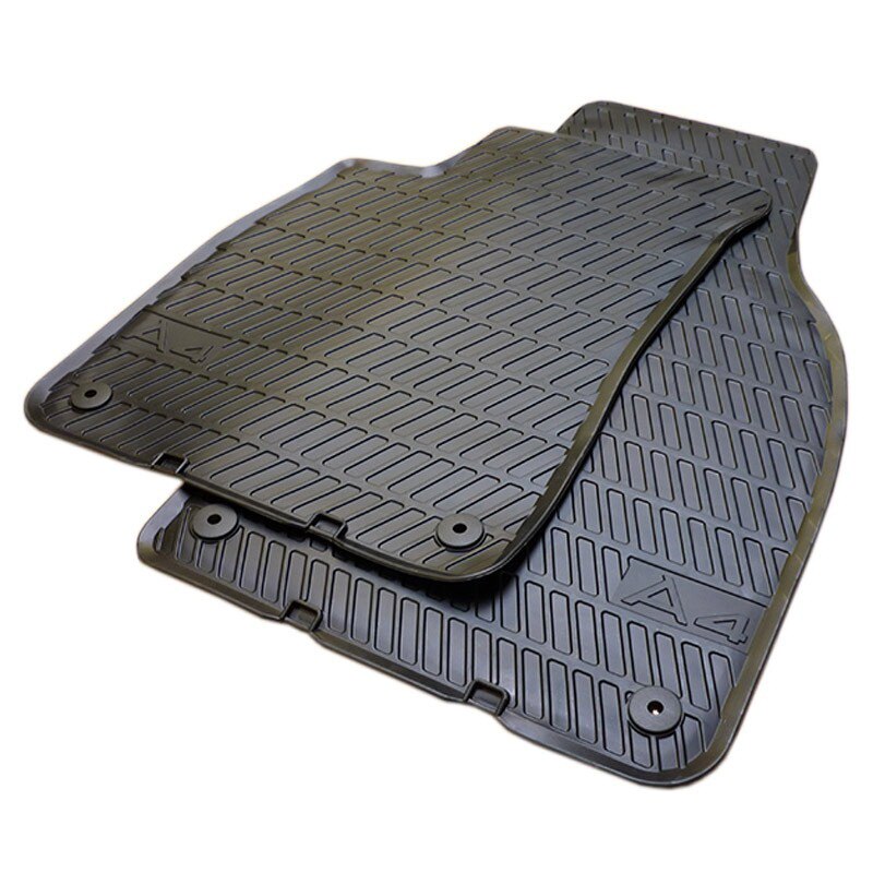Set 2 covorase de cauciuc fata, Audi A4 2000-2009, Negru
