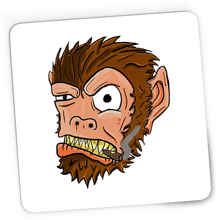 Mousepad Gaming Pogo Monkey GTA6, 21x19 cm