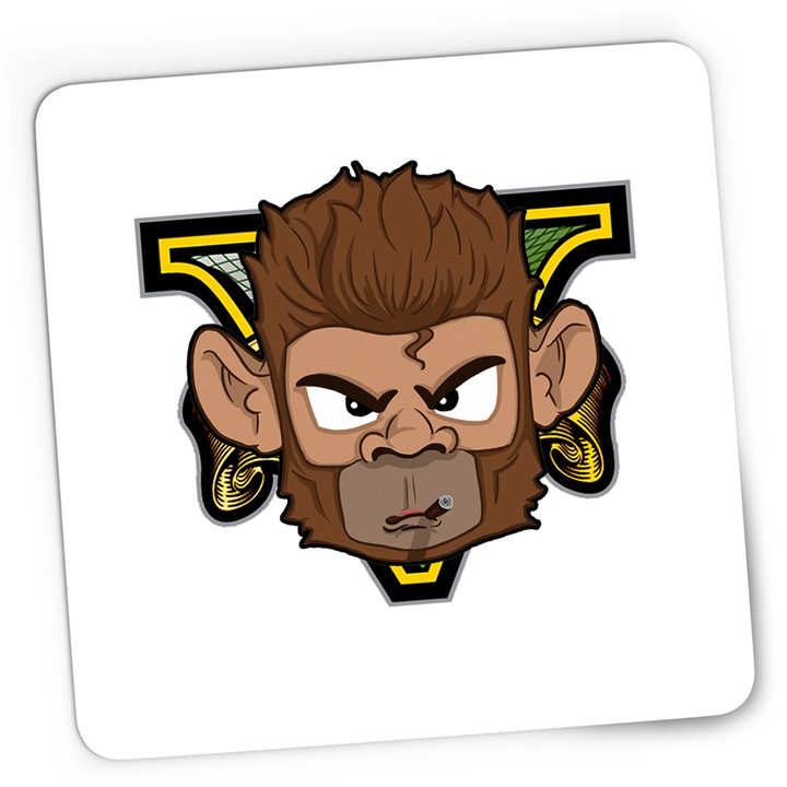 Mousepad Gaming Pogo Face GTA 5, 21x19 cm