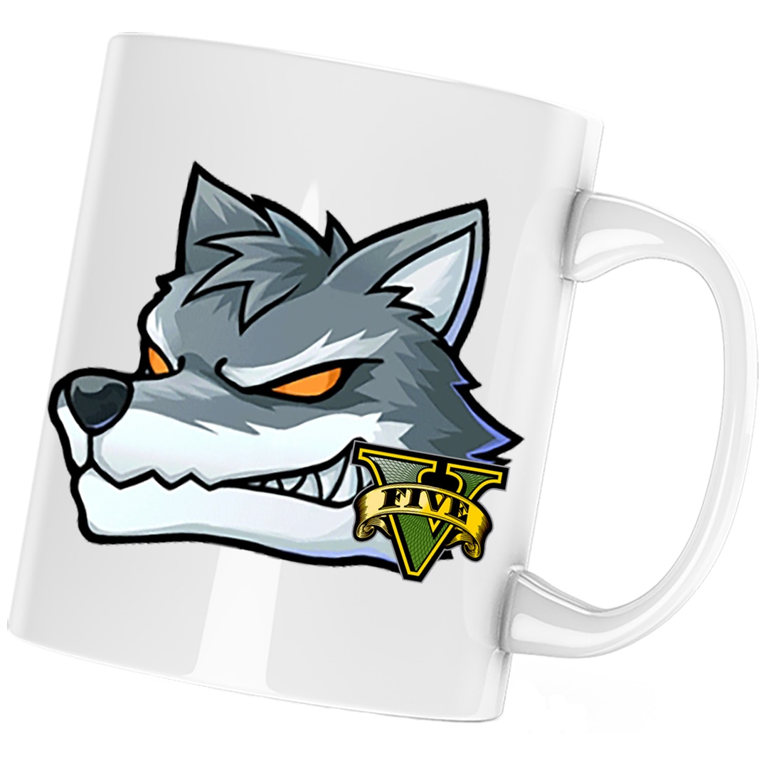 Bögre Wolf GTA5 CSGO, Fehér, 330 ml - eMAG.hu
