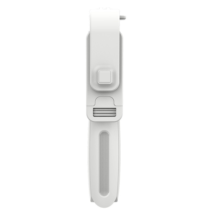 Селфи стик, 3 в 1, статив, свалящо се Bluetooth дистанционно управление, телескопичен, регулируем ъгъл, бял