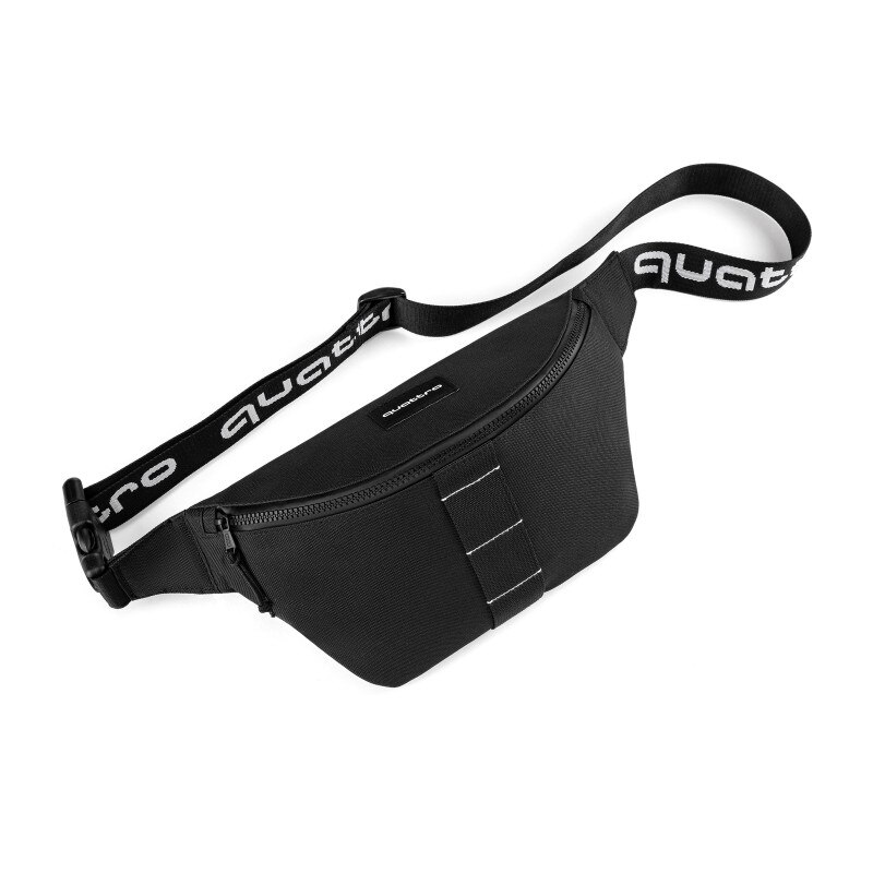 Borseta Audi Quattro, unisex, Negru