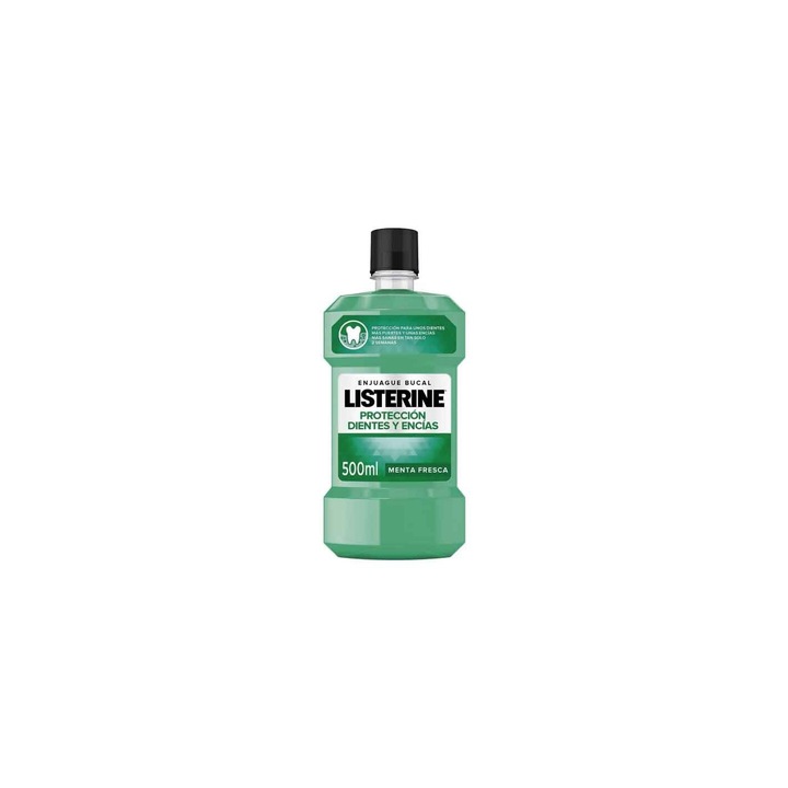 Вода за уста с мента, Listerine, 500 мл
