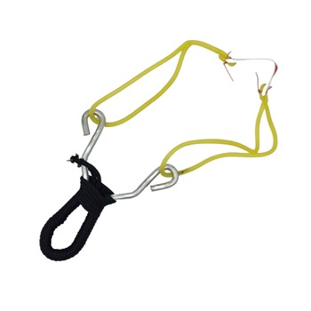 Prastie de vanatoare din otel invelita ina paracord, 13 cm, dalimag Prastie de vanatoare din otel invelita ina paracord, 13 cm, dalimag