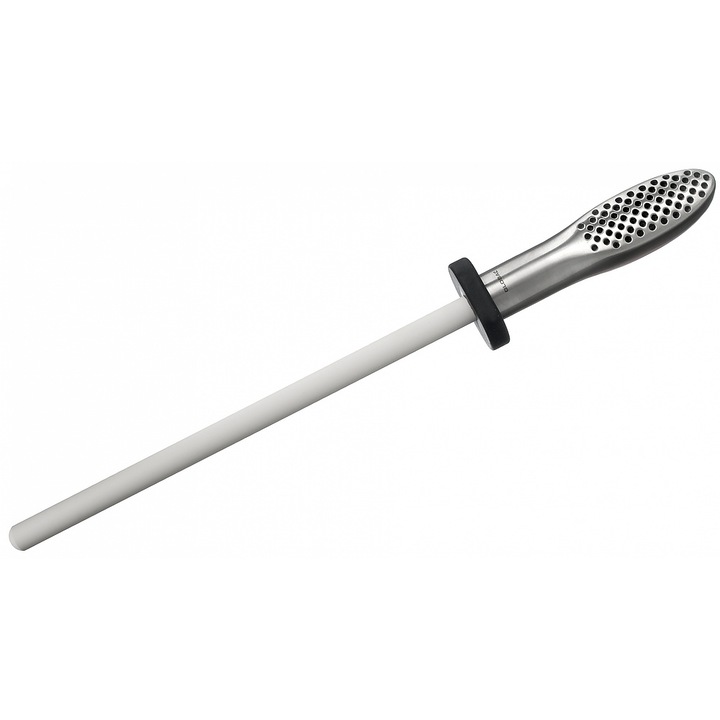 Global Kés- és ollóélező, Musak modell, kerámia, fehér, 22 cm