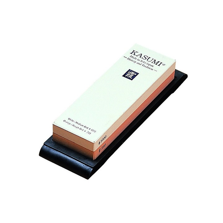Piatra japoneza pentru ascutirea cutitelor, Kasumi, model Medium Grain