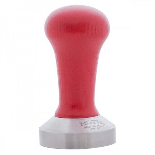 Tamper cafea din aluminiu MOTTA ESPRESSO, 52 mm, Rosu