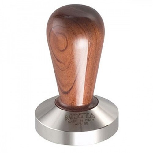 Tamper de cafea din lemn MOTTA, 58 mm, Maro