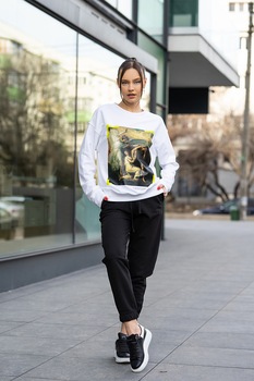 uFIT, Trening supradimensionat Easy-Fit, Alb/Negru/Verde, XS uFIT, Trening supradimensionat Easy-Fit, Alb/Negru/Verde, XS