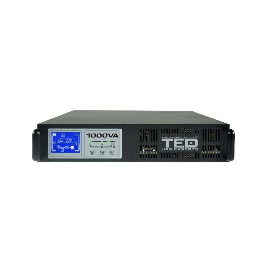 UPS monofazat 1000VA 2U Rackmount LCD