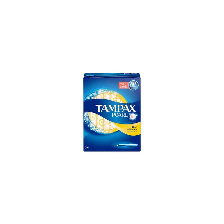 Tampoane interne, Tampax, Pearl Regular, 24 buc